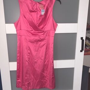 Karlie Pink Satin Dress